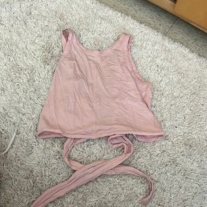 Lulu tie back shirt